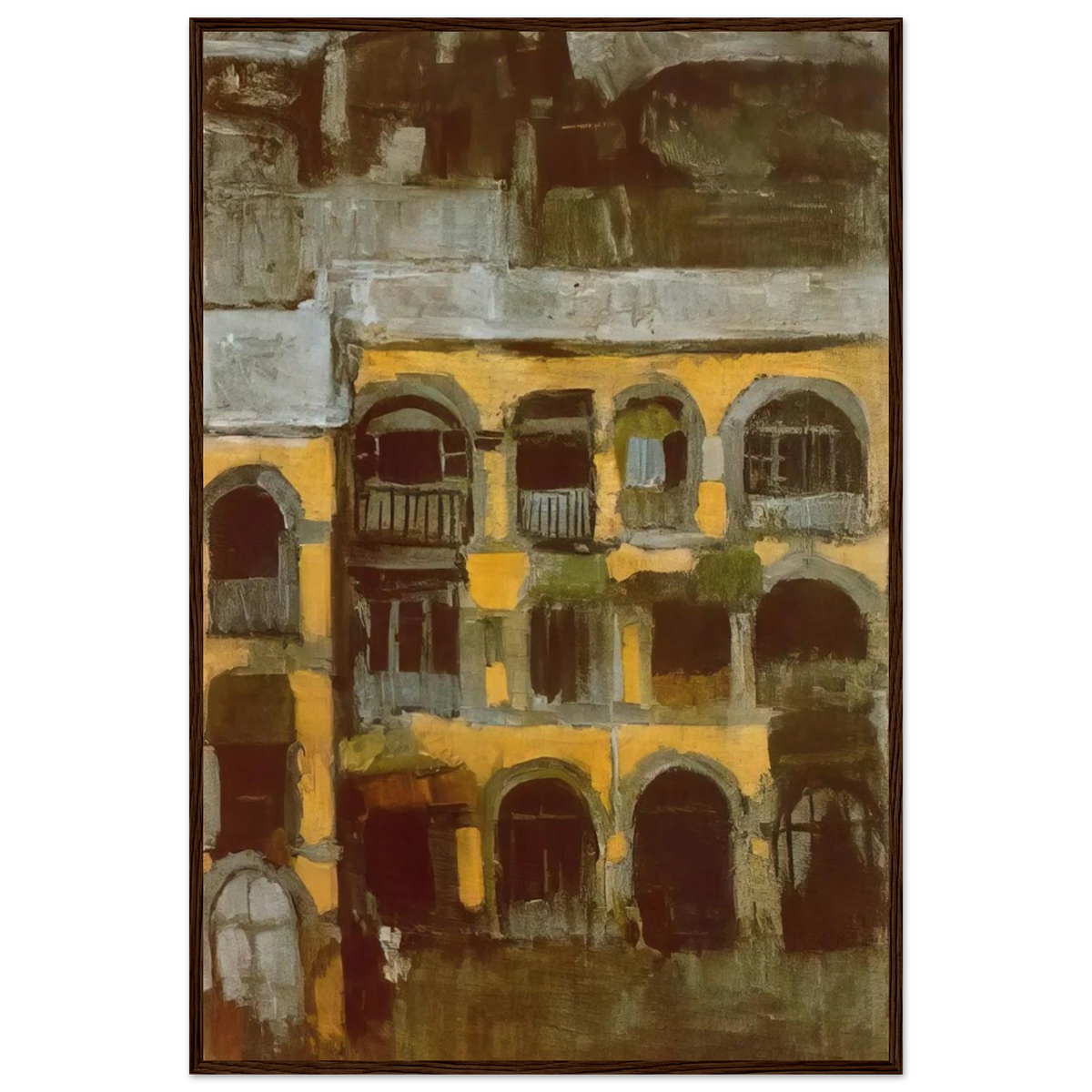 A blue house Framed Poster | Pablo Picasso Framed Prints Wall Art | Pablo Picasso Shop