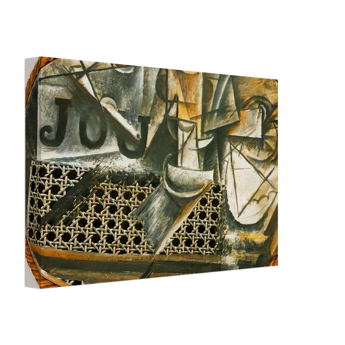 Still Life with Caned Chair Canvas | Pablo Picasso Canvas | Pablo Picasso Shop