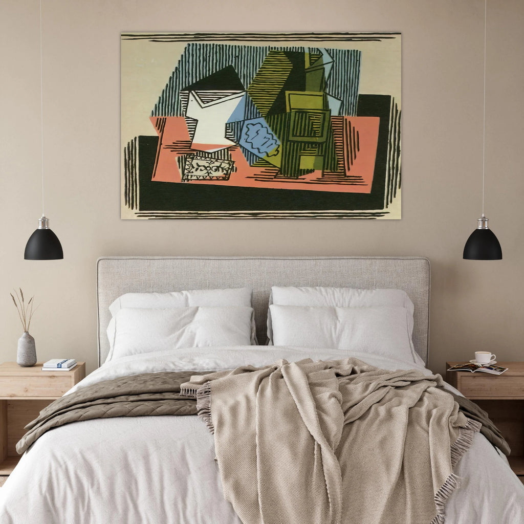 Glass, bottle, packet of tobacco Poster | Pablo Picasso Poster | Pablo Picasso Shop