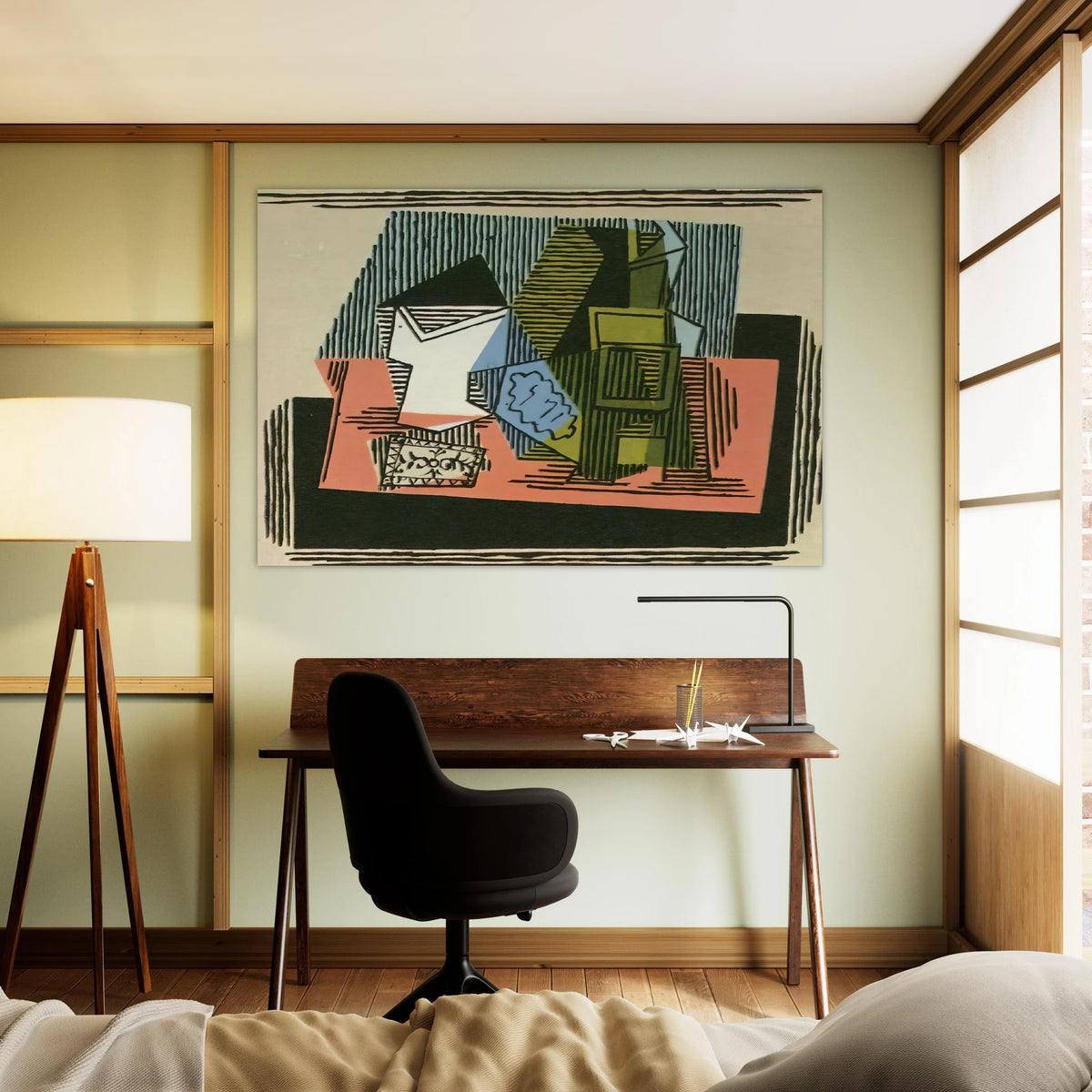 Glass, bottle, packet of tobacco Poster | Pablo Picasso Poster | Pablo Picasso Shop