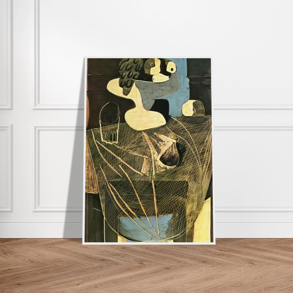 Still life with fishing net Framed Poster | Pablo Picasso Framed Prints Wall Art | Pablo Picasso Shop