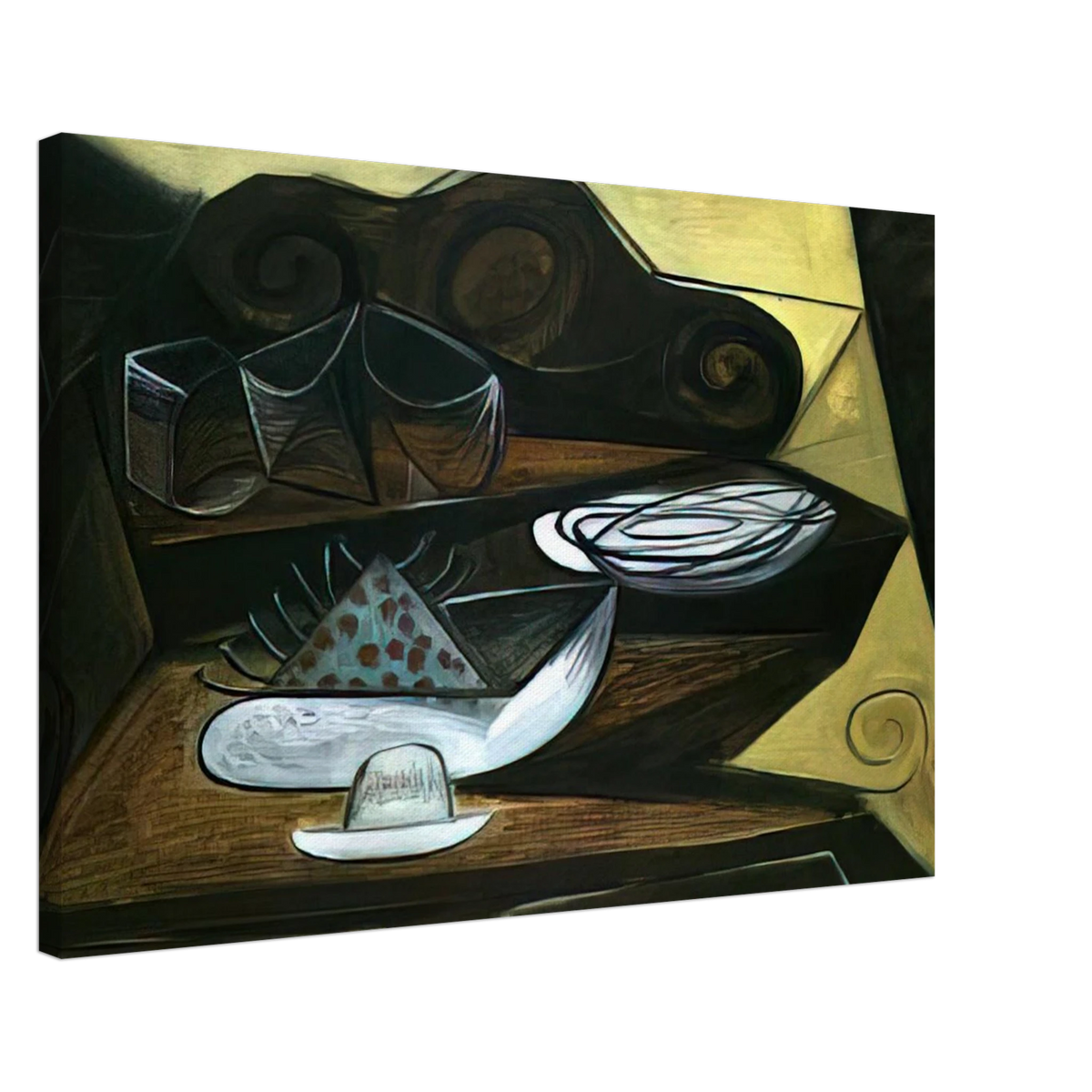 The Buffet  Catalan  Canvas | Pablo Picasso Canvas | Pablo Picasso Shop
