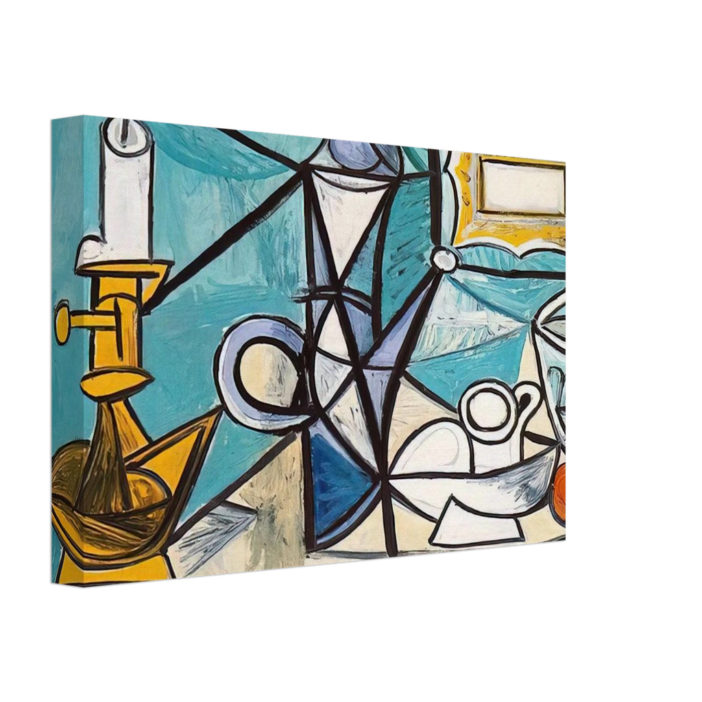 Still life with lamp - 1944 Canvas | Pablo Picasso Canvas | Pablo Picasso Shop