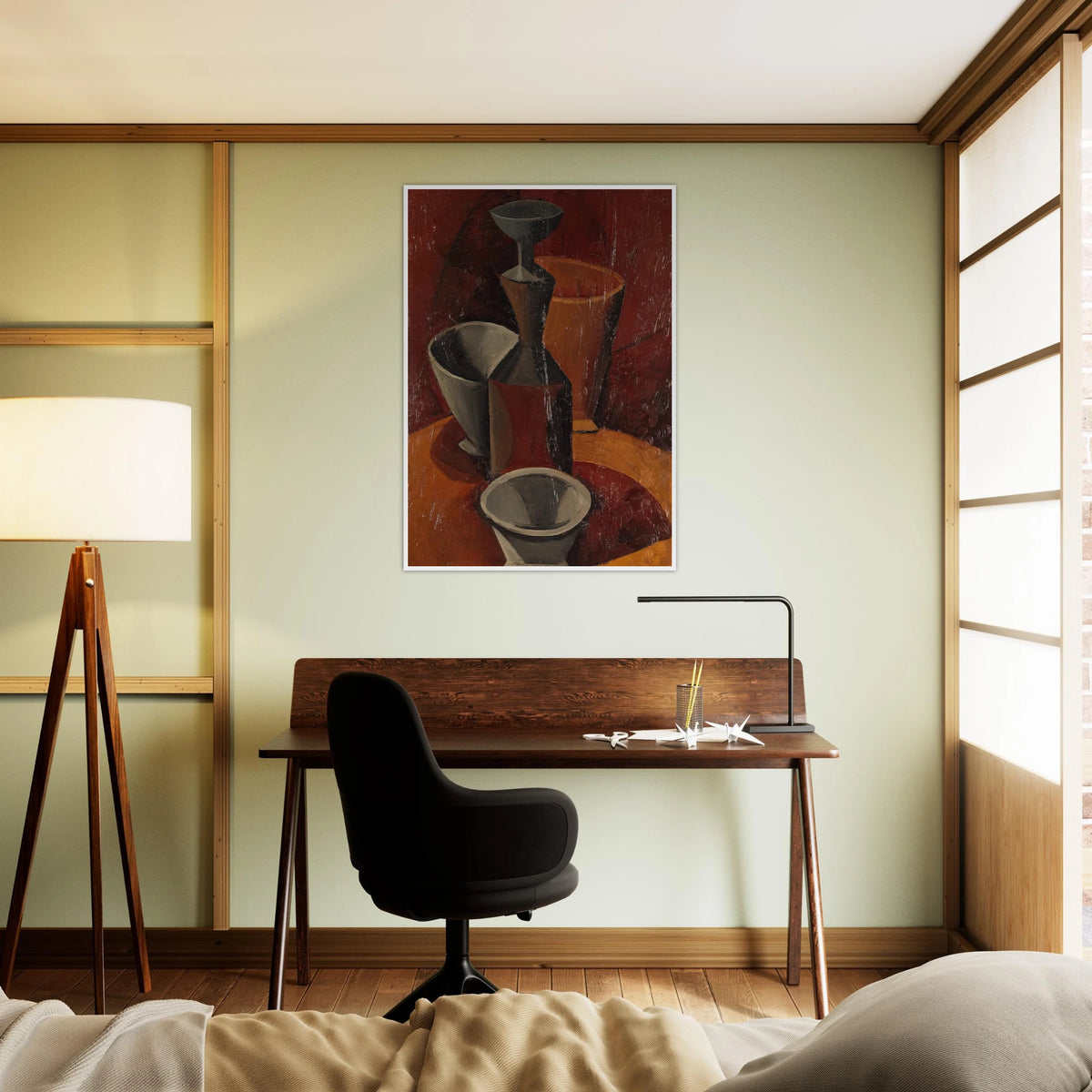 Pitcher and Bowls - 1908 Framed Poster | Pablo Picasso Framed Prints Wall Art | Pablo Picasso Shop