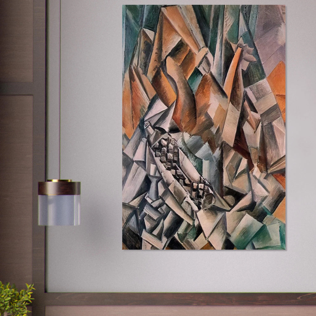 Still life with bottle of Anis del Mono - 1909 Poster | Pablo Picasso Poster | Pablo Picasso Shop
