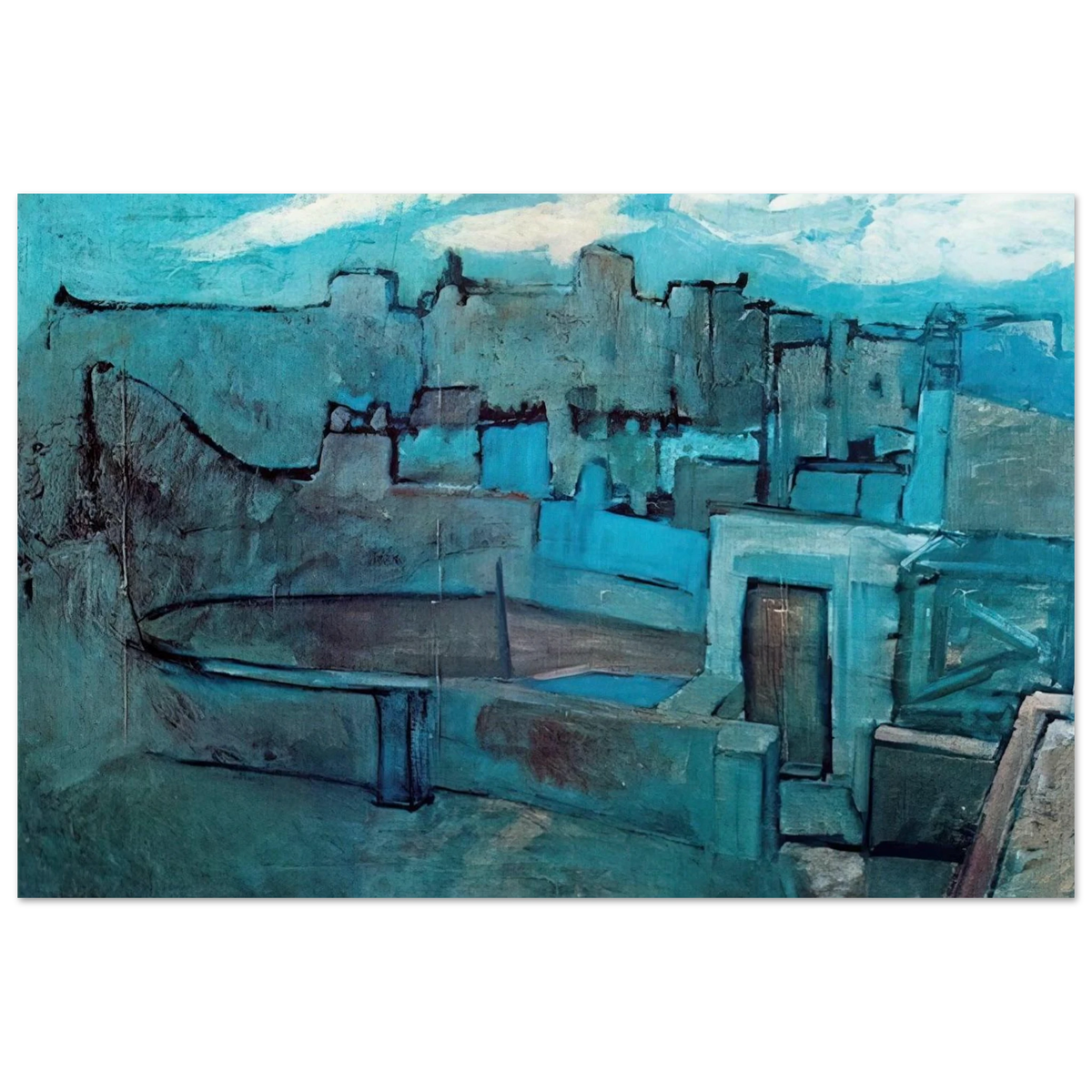 The roofs of Barcelona Poster | Pablo Picasso Poster | Pablo Picasso Shop