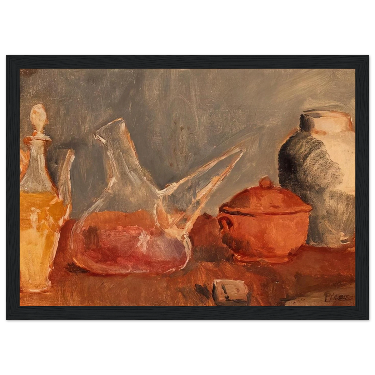 Still life with vases Framed Poster | Pablo Picasso Framed Prints Wall Art | Pablo Picasso Shop