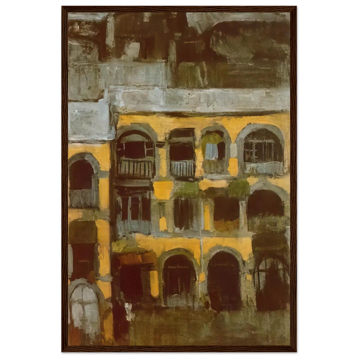 A blue house Framed Poster | Pablo Picasso Framed Prints Wall Art | Pablo Picasso Shop