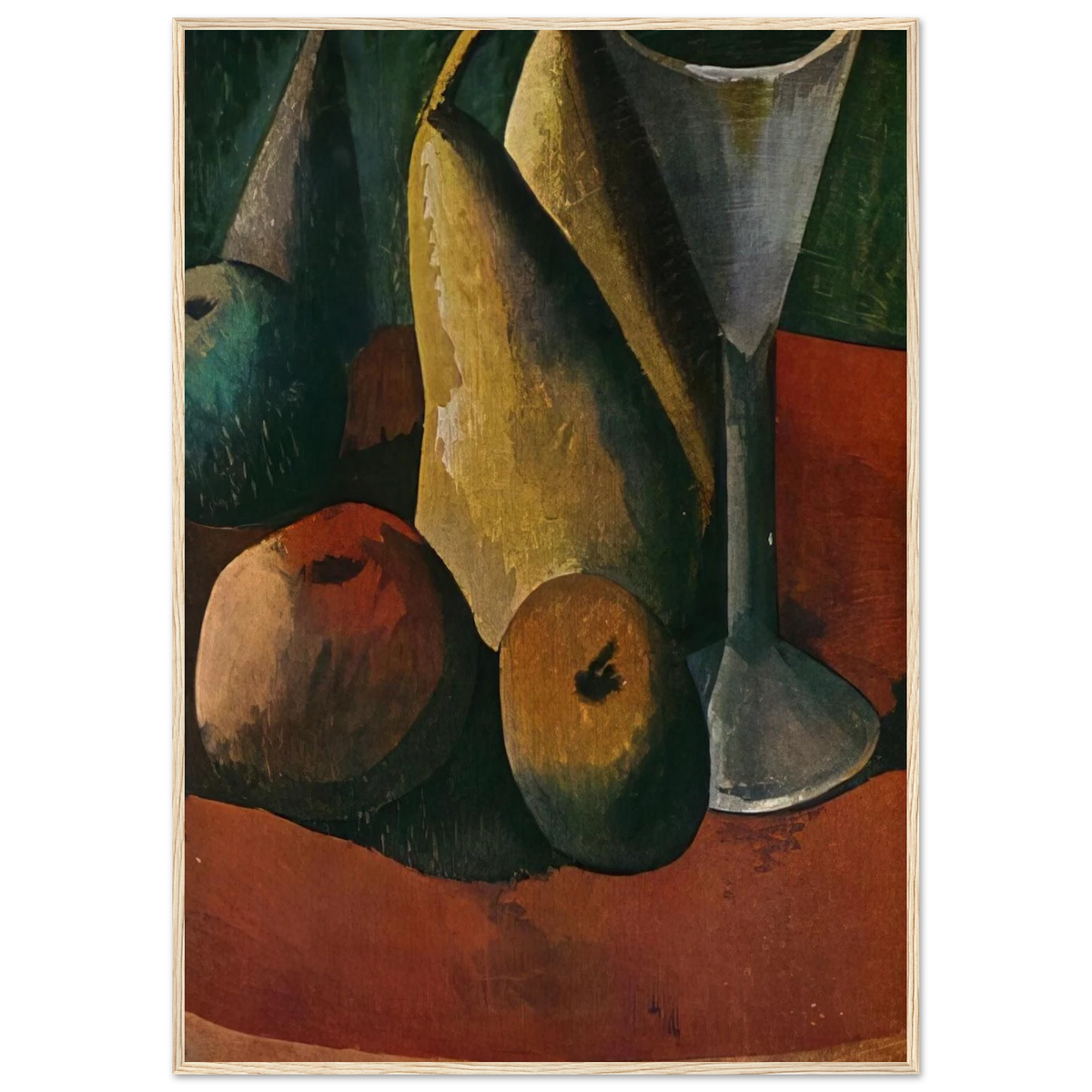 Glass and fruits Framed Poster | Pablo Picasso Framed Prints Wall Art | Pablo Picasso Shop