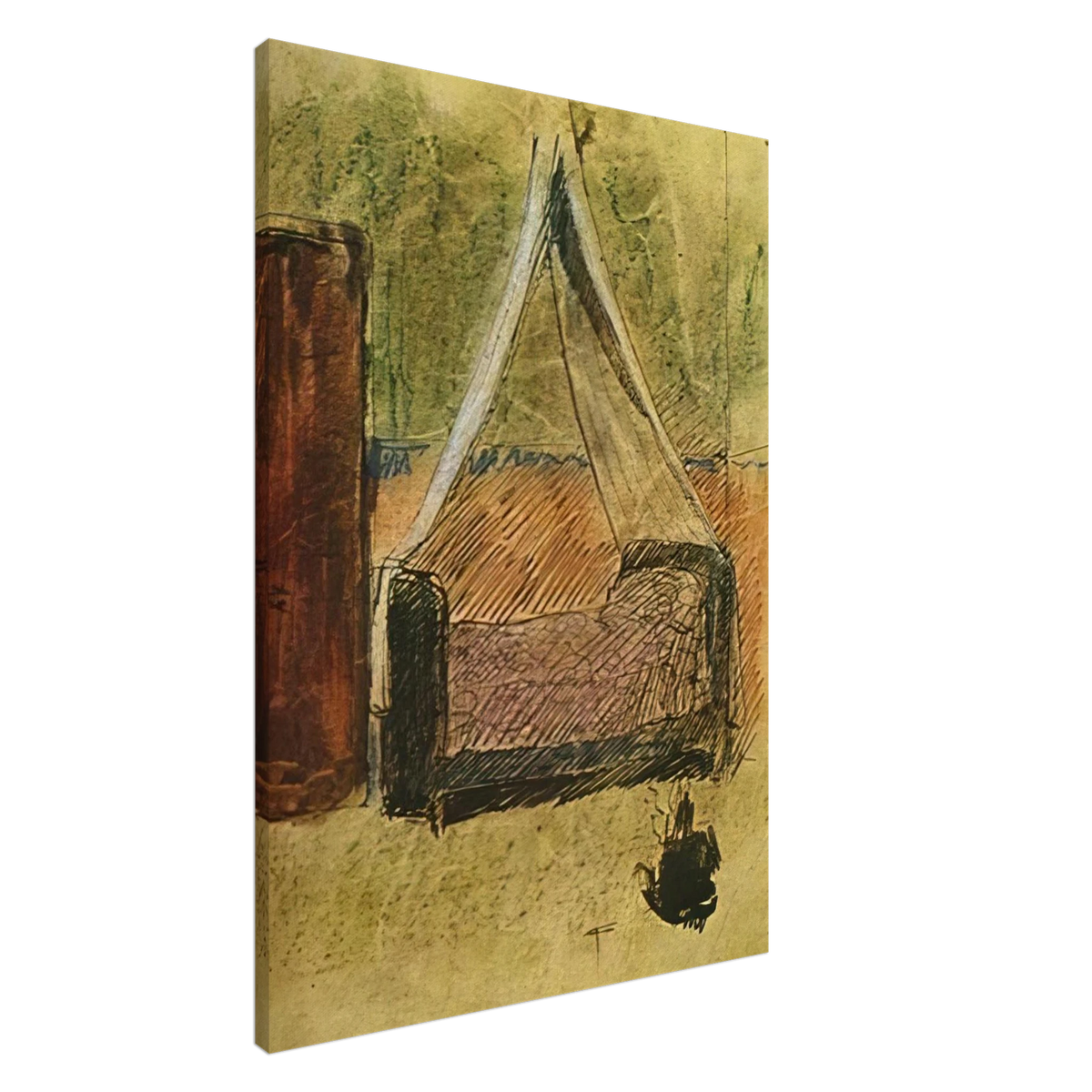 Bed with mosquito nets Canvas | Pablo Picasso Canvas | Pablo Picasso Shop