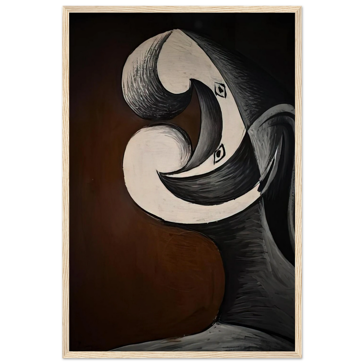 Abstraction Head - 1930 Framed Poster | Pablo Picasso Framed Prints Wall Art | Pablo Picasso Shop