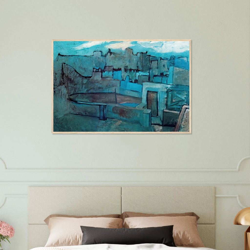 The roofs of Barcelona Framed Poster | Pablo Picasso Framed Prints Wall Art | Pablo Picasso Shop