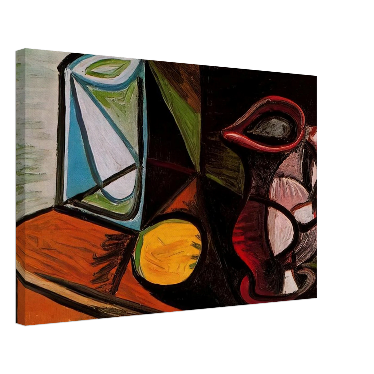 Glass and pitcher Canvas | Pablo Picasso Canvas | Pablo Picasso Shop