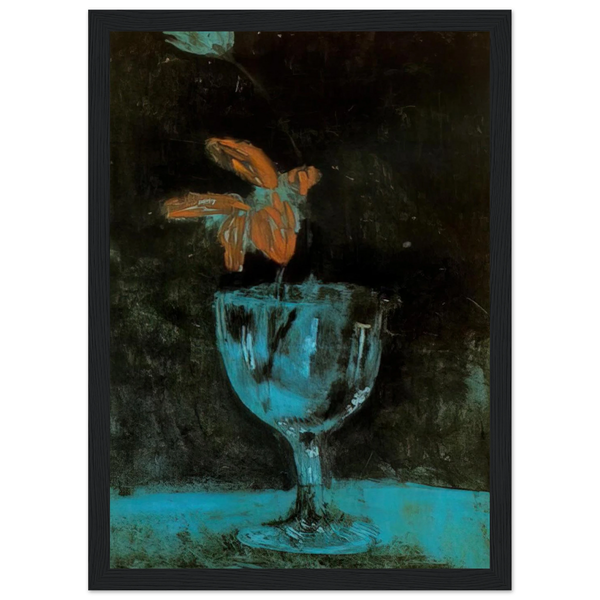 A blue vase - 1903 Framed Poster | Pablo Picasso Framed Prints Wall Art | Pablo Picasso Shop