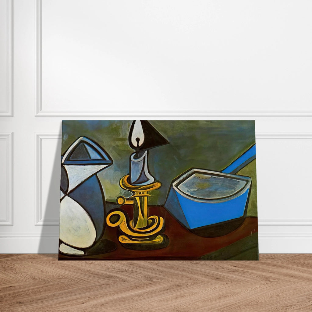 Jug, candle and enamel pan - 1945 Canvas | Pablo Picasso Canvas | Pablo Picasso Shop