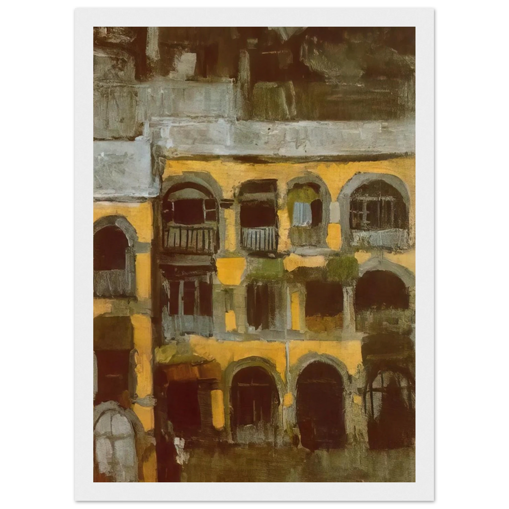 A blue house Framed Poster | Pablo Picasso Framed Prints Wall Art | Pablo Picasso Shop