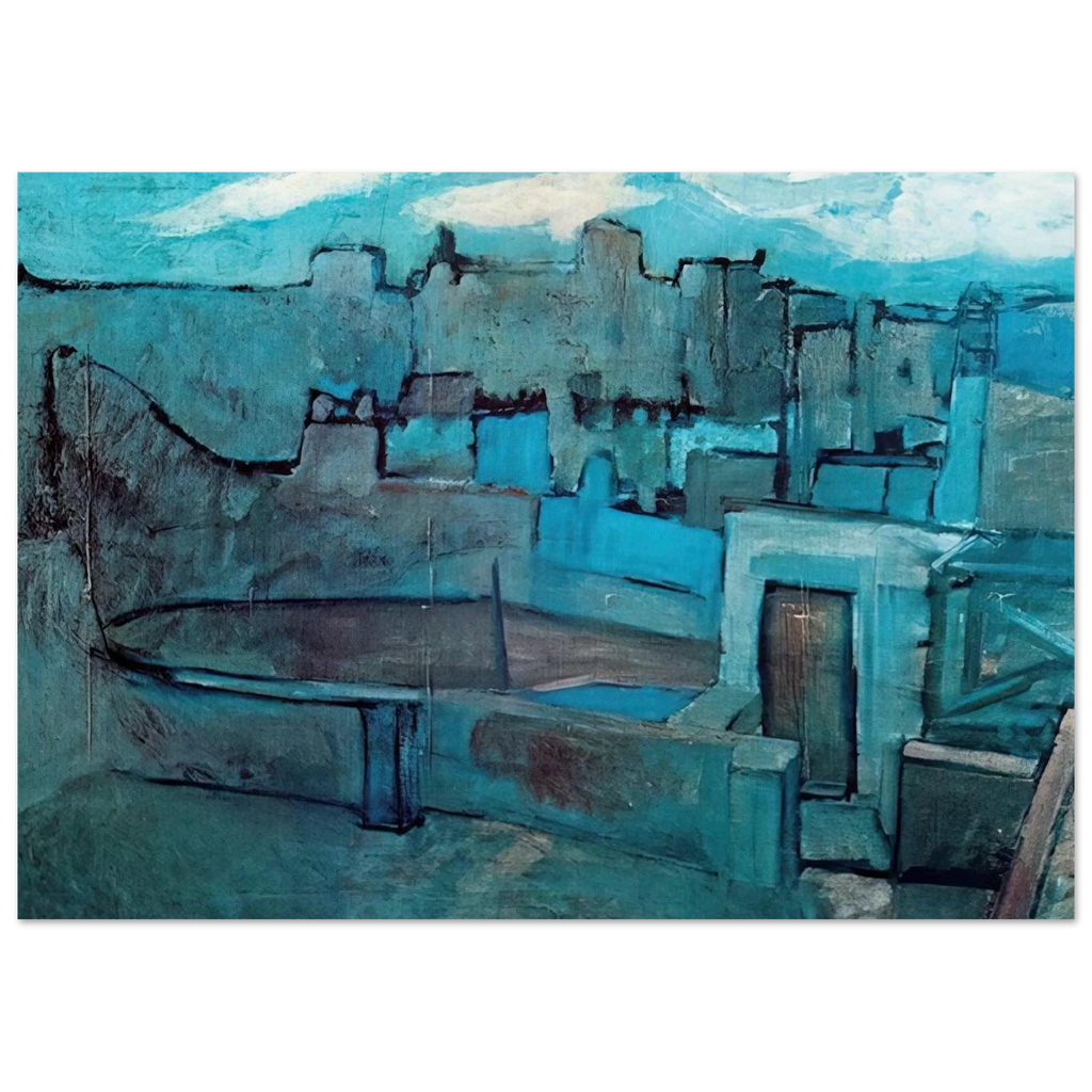 The roofs of Barcelona Poster | Pablo Picasso Poster | Pablo Picasso Shop