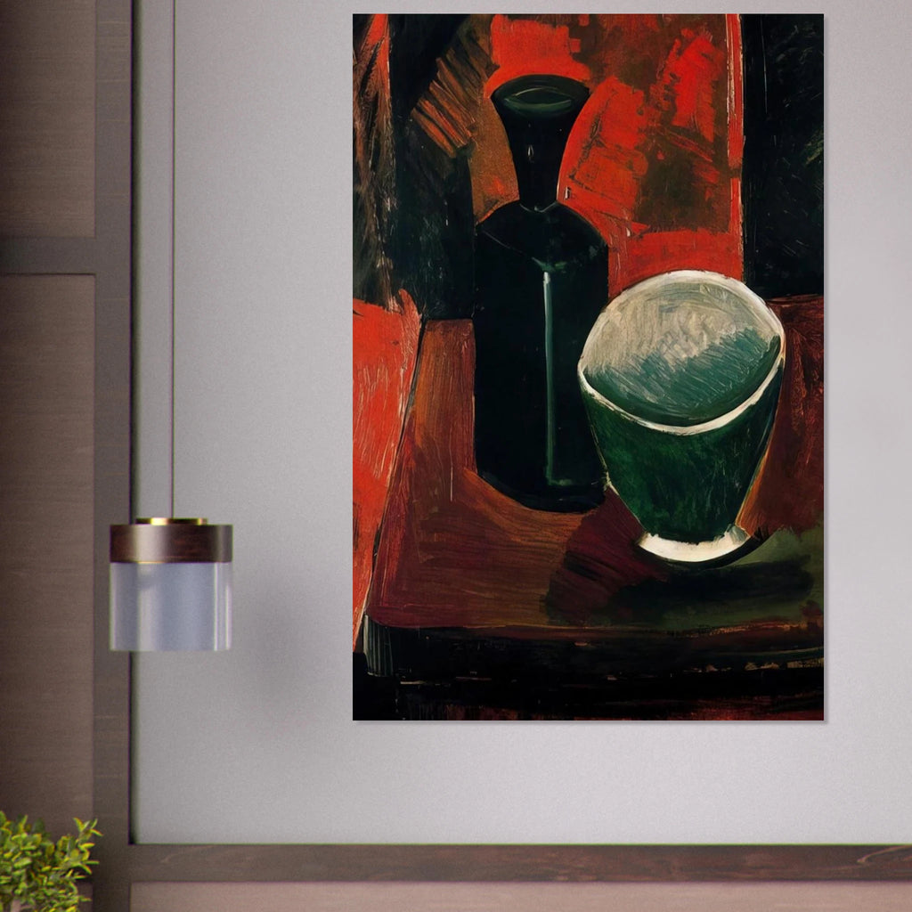 Green Pan and Black Bottle - 1908 Poster | Pablo Picasso Poster | Pablo Picasso Shop