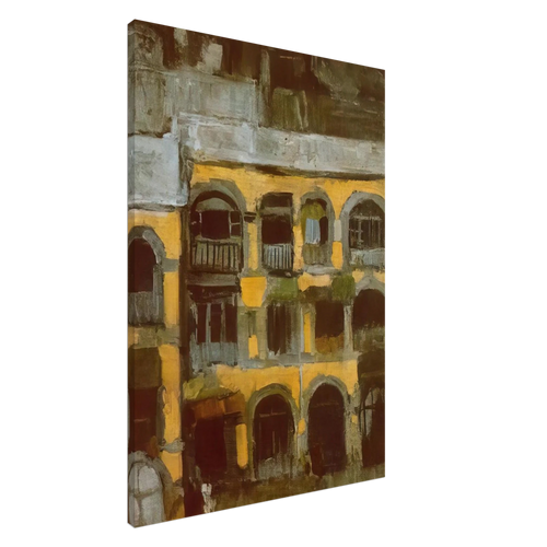 A blue house Canvas | Pablo Picasso Canvas | Pablo Picasso Shop