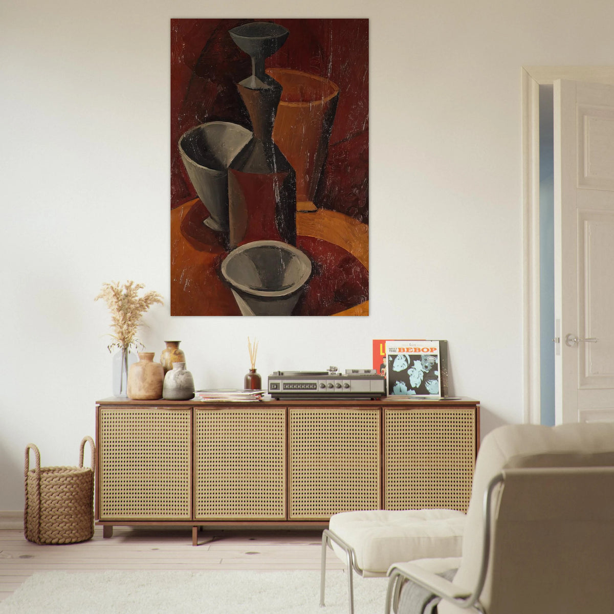 Pitcher and Bowls - 1908 Poster | Pablo Picasso Poster | Pablo Picasso Shop