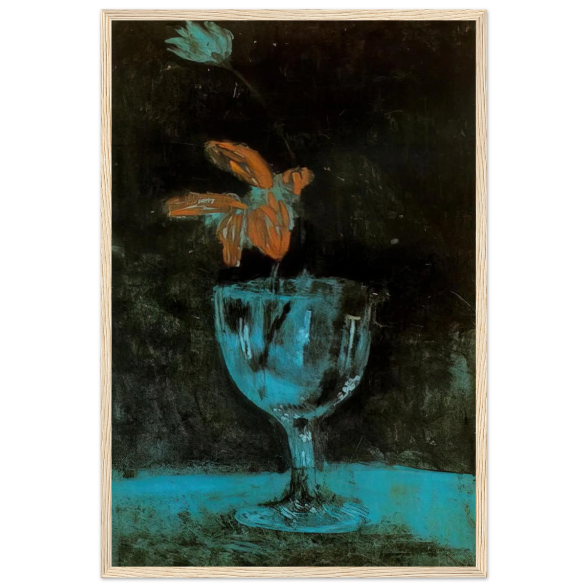 A blue vase - 1903 Framed Poster | Pablo Picasso Framed Prints Wall Art | Pablo Picasso Shop