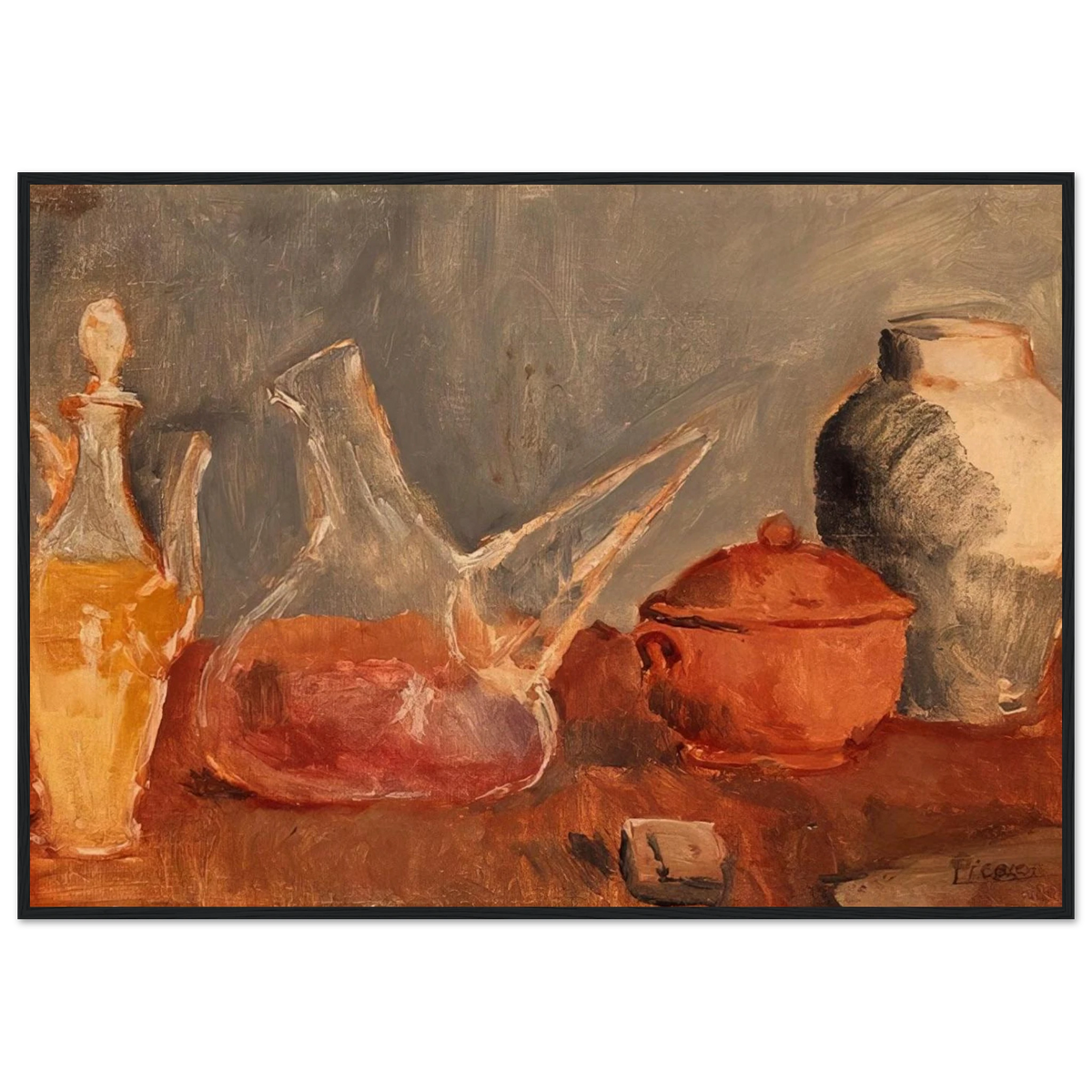 Still life with vases Framed Poster | Pablo Picasso Framed Prints Wall Art | Pablo Picasso Shop