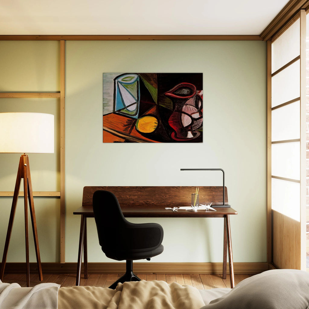 Glass and pitcher Canvas | Pablo Picasso Canvas | Pablo Picasso Shop
