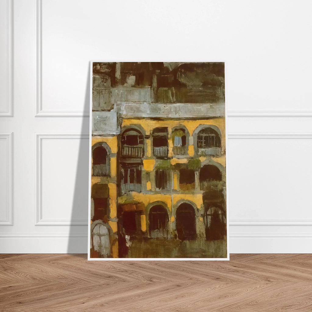 A blue house Framed Poster | Pablo Picasso Framed Prints Wall Art | Pablo Picasso Shop