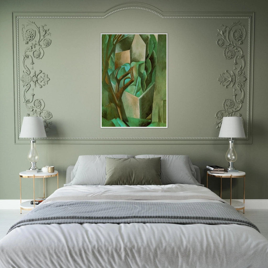 House in the garden Framed Poster | Pablo Picasso Framed Prints Wall Art | Pablo Picasso Shop