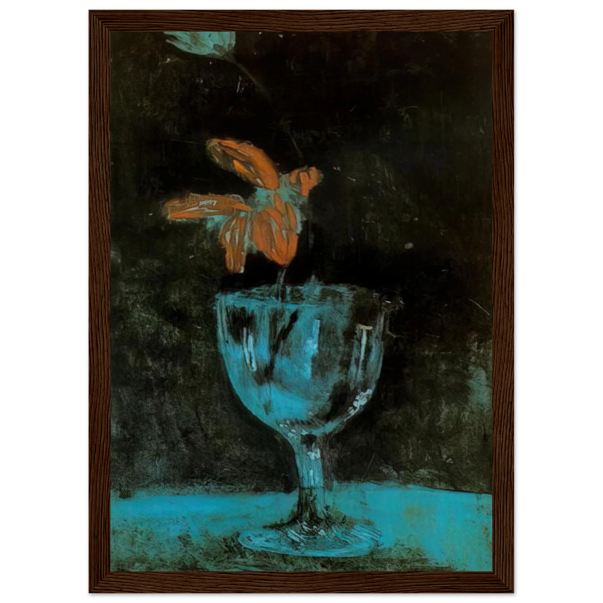 A blue vase - 1903 Framed Poster | Pablo Picasso Framed Prints Wall Art | Pablo Picasso Shop