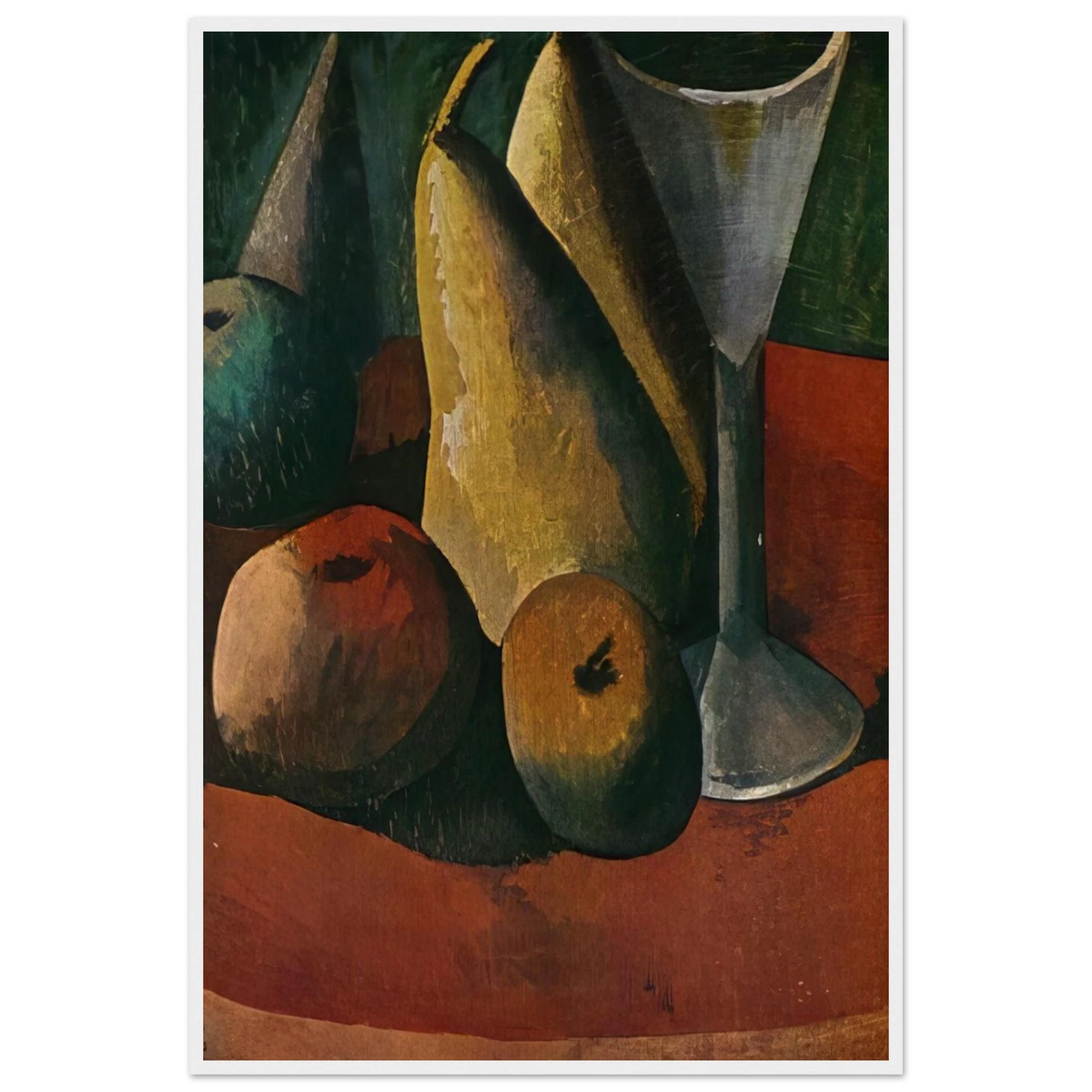 Glass and fruits Framed Poster | Pablo Picasso Framed Prints Wall Art | Pablo Picasso Shop