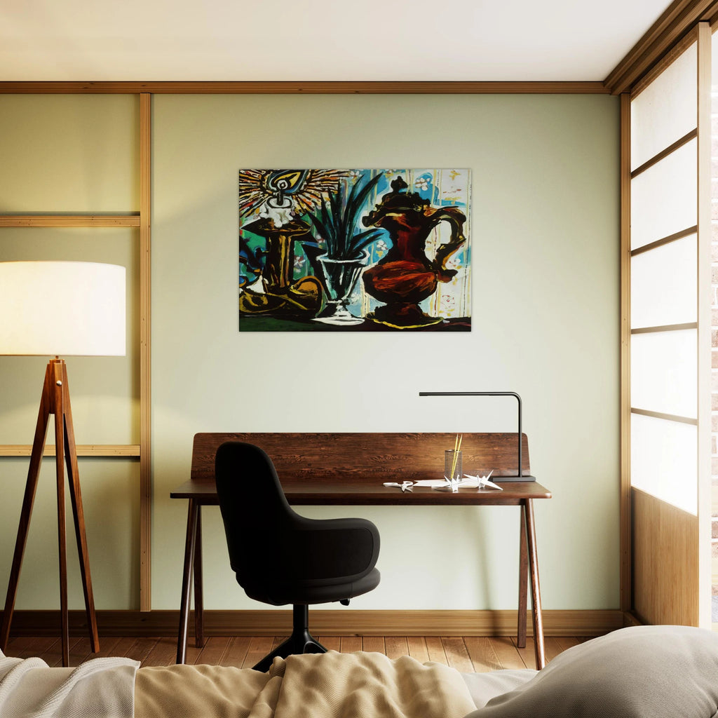 Still life with candle Canvas | Pablo Picasso Canvas | Pablo Picasso Shop