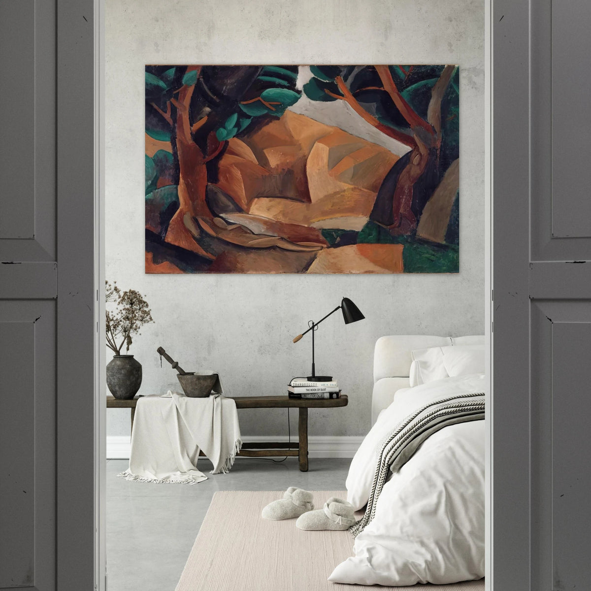 Paysage aux deux figures - 1908  France Poster | Pablo Picasso Poster | Pablo Picasso Shop