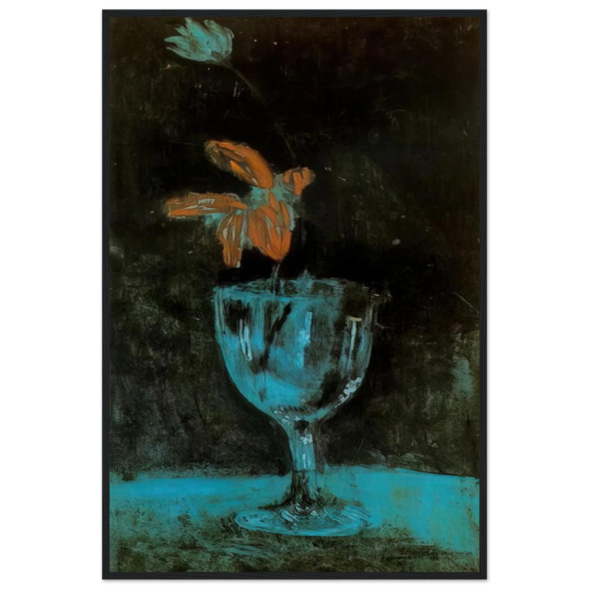A blue vase - 1903 Framed Poster | Pablo Picasso Framed Prints Wall Art | Pablo Picasso Shop
