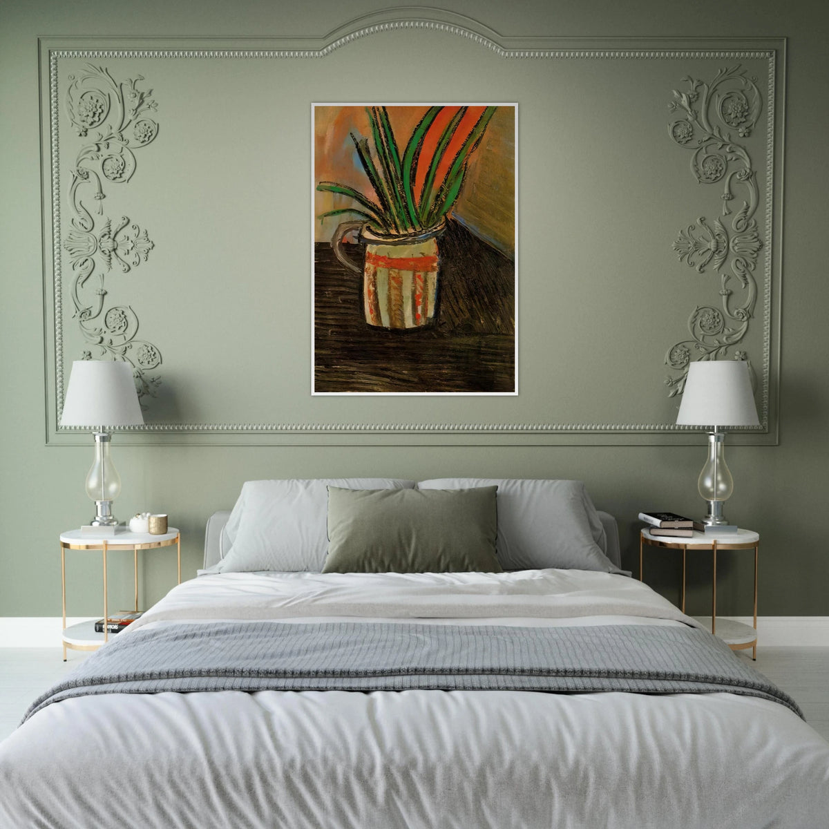 Exotic Flowers - 1907 Framed Poster | Pablo Picasso Framed Prints Wall Art | Pablo Picasso Shop