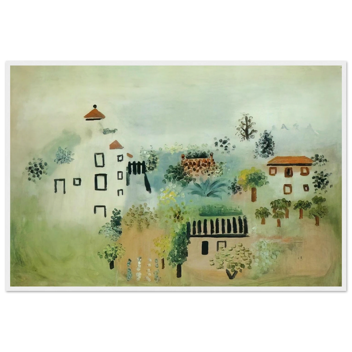 Landscape Framed Poster | Pablo Picasso Framed Prints Wall Art | Pablo Picasso Shop