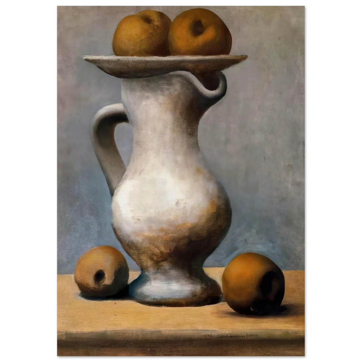 Still life with pitcher and apples Poster | Pablo Picasso Poster | Pablo Picasso Shop