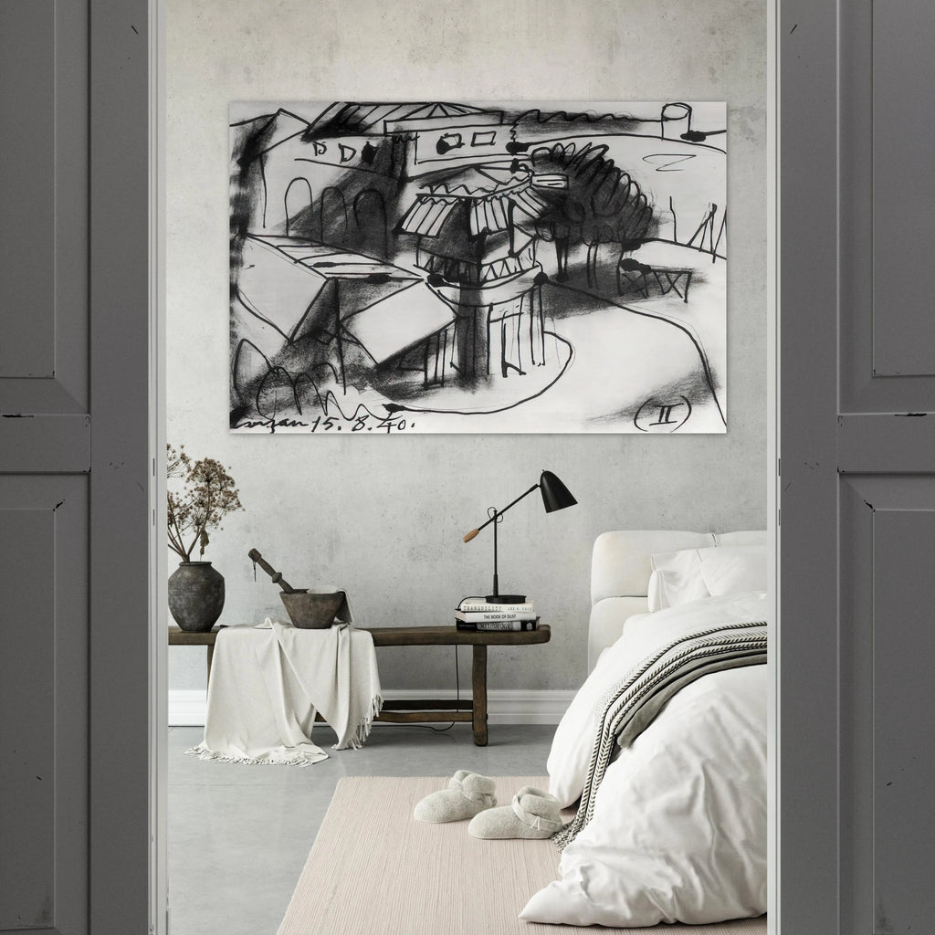 Café in Royan - 1940 Poster | Pablo Picasso Poster | Pablo Picasso Shop
