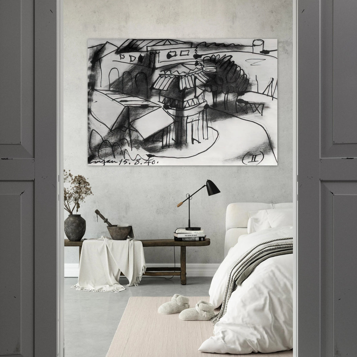 Café in Royan - 1940 Poster | Pablo Picasso Poster | Pablo Picasso Shop