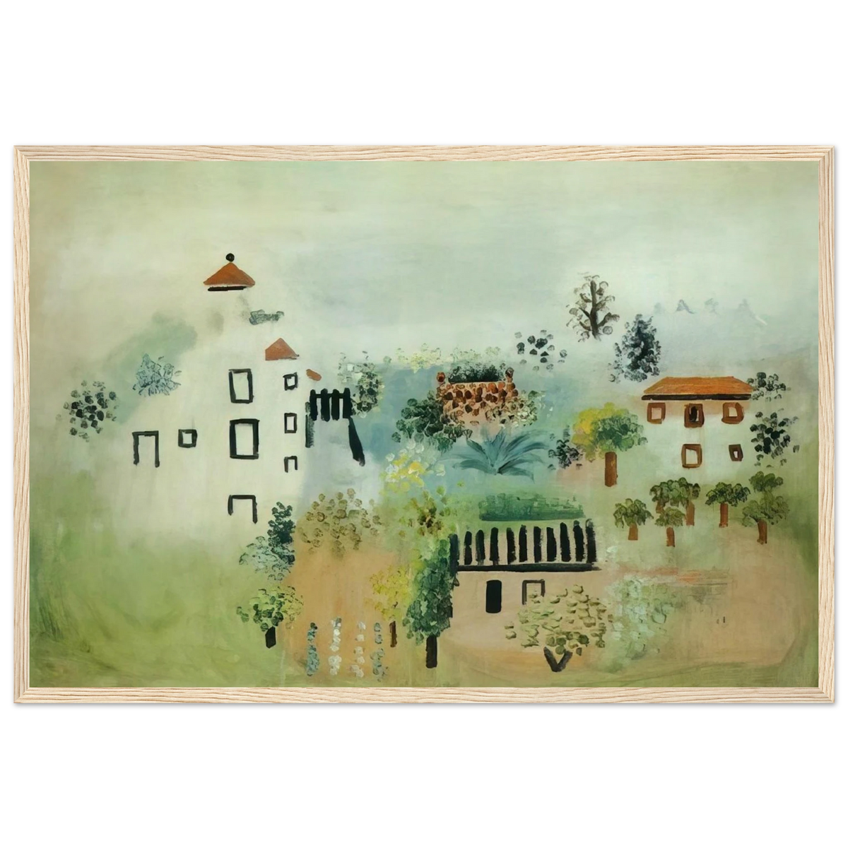 Landscape Framed Poster | Pablo Picasso Framed Prints Wall Art | Pablo Picasso Shop