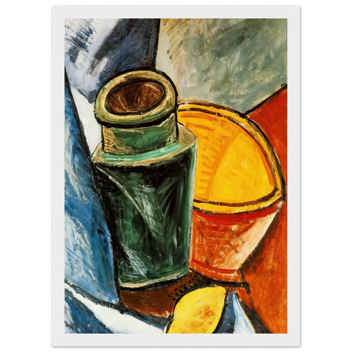 Still life with lemons Framed Poster | Pablo Picasso Framed Prints Wall Art | Pablo Picasso Shop