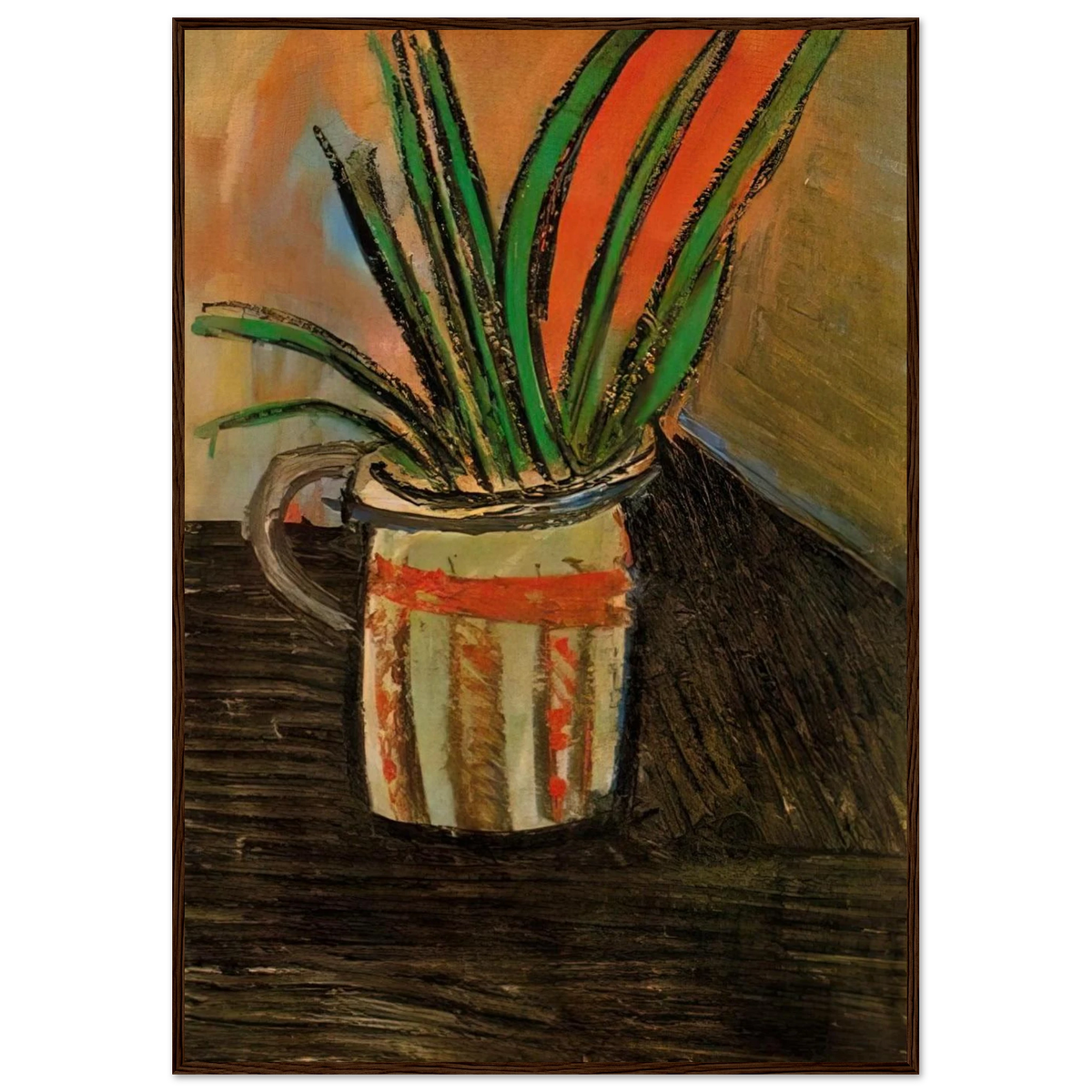 Exotic Flowers - 1907 Framed Poster | Pablo Picasso Framed Prints Wall Art | Pablo Picasso Shop