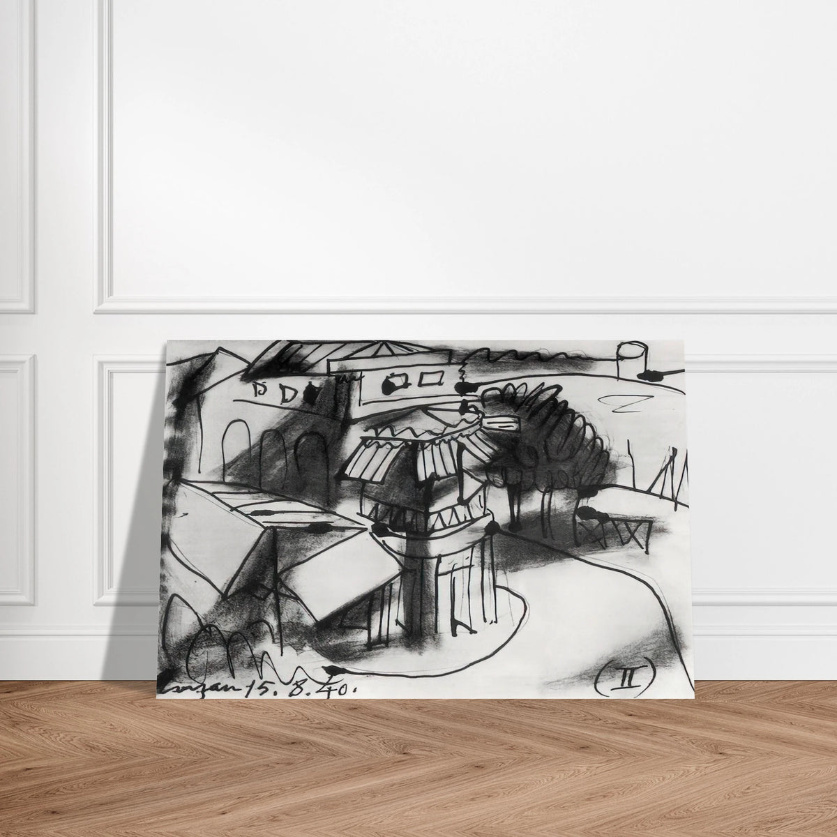 Café in Royan - 1940 Poster | Pablo Picasso Poster | Pablo Picasso Shop
