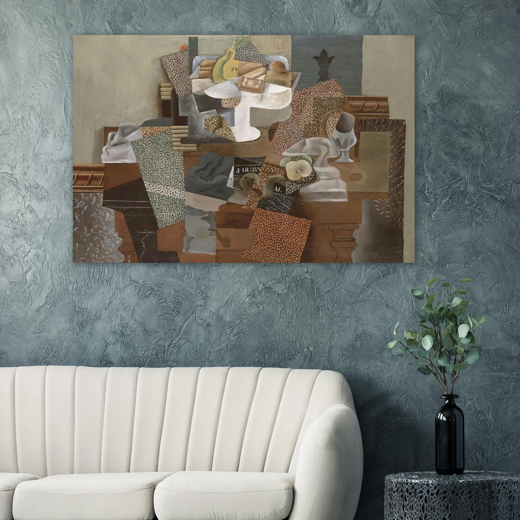 Still Life with Compote and Glass - 1914 Poster | Pablo Picasso Poster | Pablo Picasso Shop