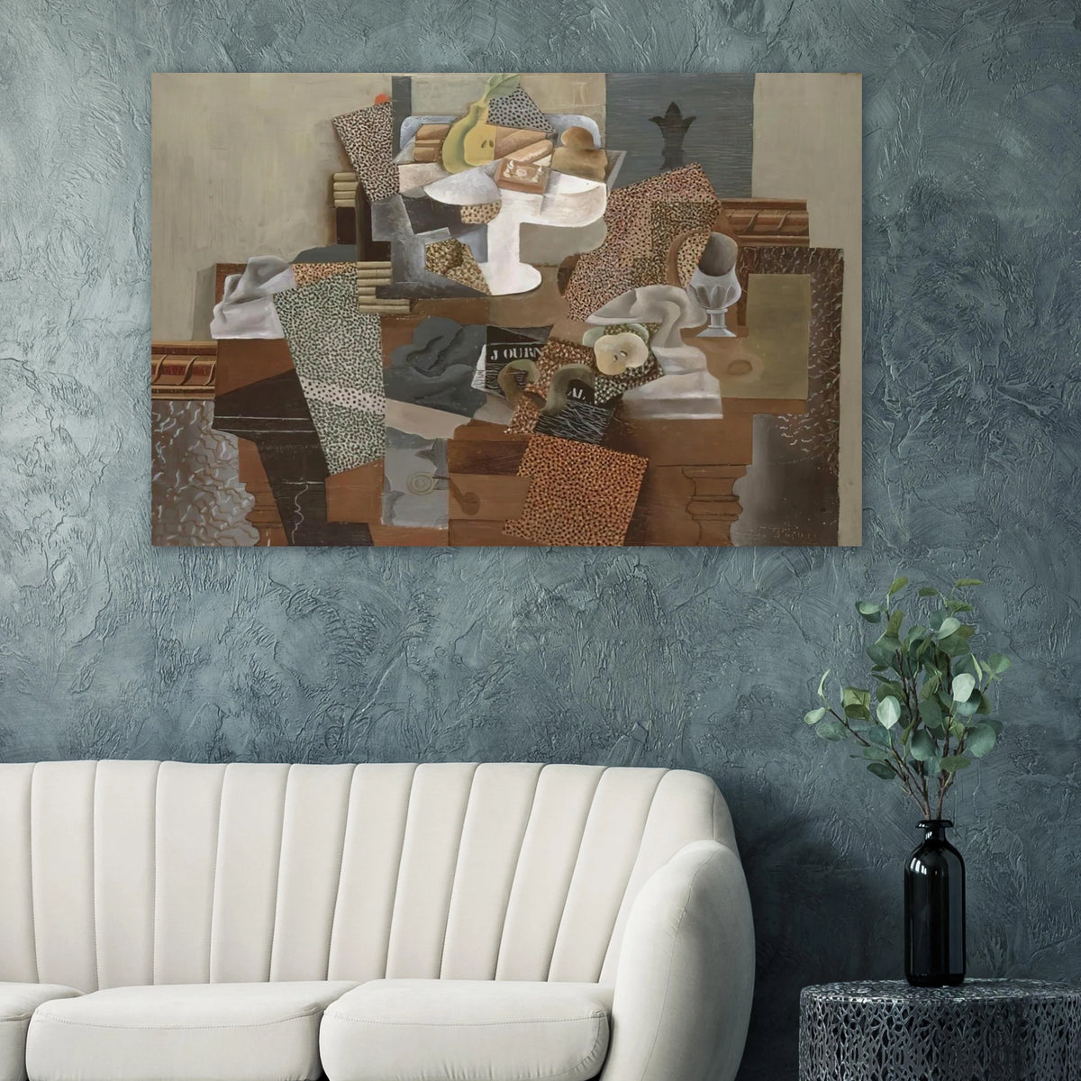 Still Life with Compote and Glass - 1914 Poster | Pablo Picasso Poster | Pablo Picasso Shop