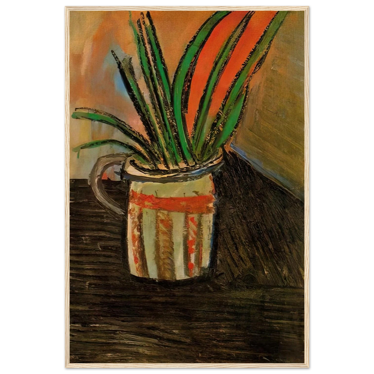 Exotic Flowers - 1907 Framed Poster | Pablo Picasso Framed Prints Wall Art | Pablo Picasso Shop