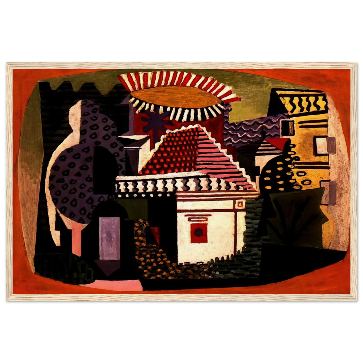 Landscape of Juan-les-Pins Framed Poster | Pablo Picasso Framed Prints Wall Art | Pablo Picasso Shop