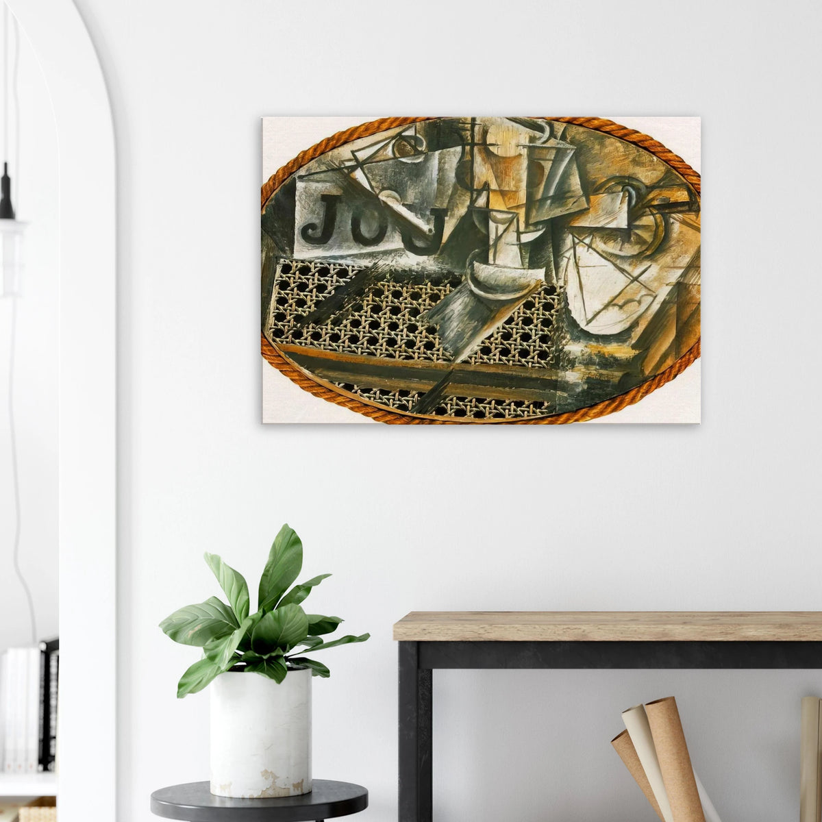 Still Life with Caned Chair Canvas | Pablo Picasso Canvas | Pablo Picasso Shop