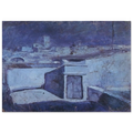 The roofs of Barcelona in the moonlight Poster | Pablo Picasso Poster | Pablo Picasso Shop