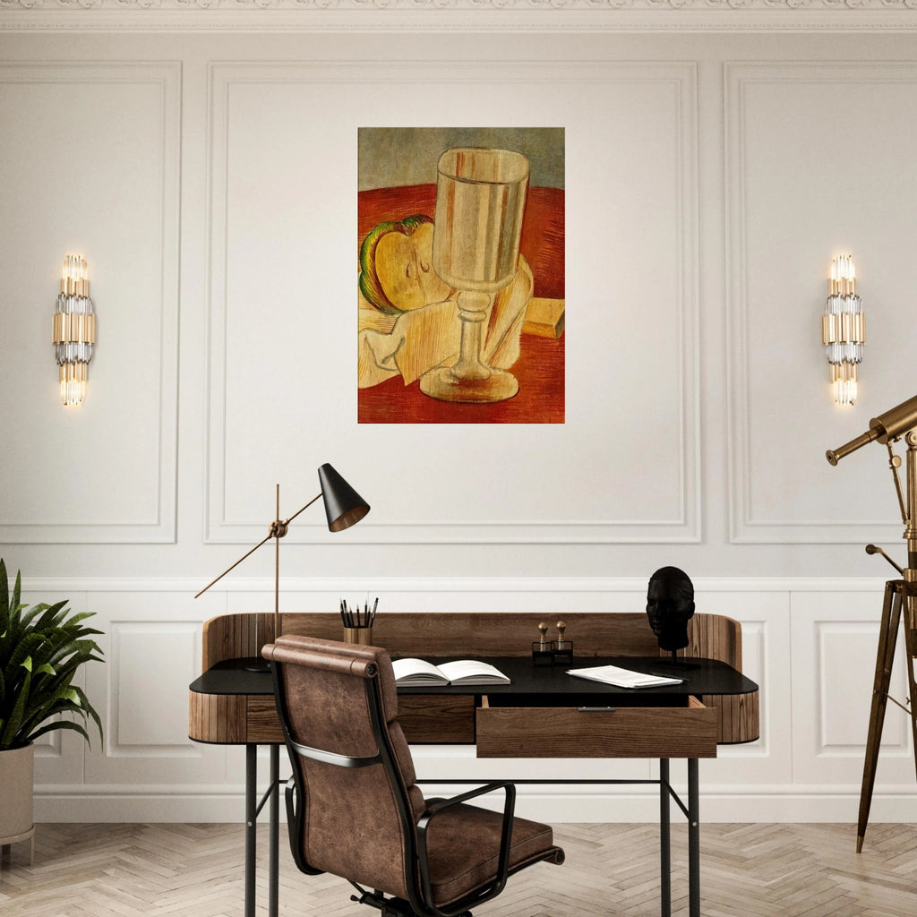 Still life with Gobleet - 1914 Canvas | Pablo Picasso Canvas | Pablo Picasso Shop